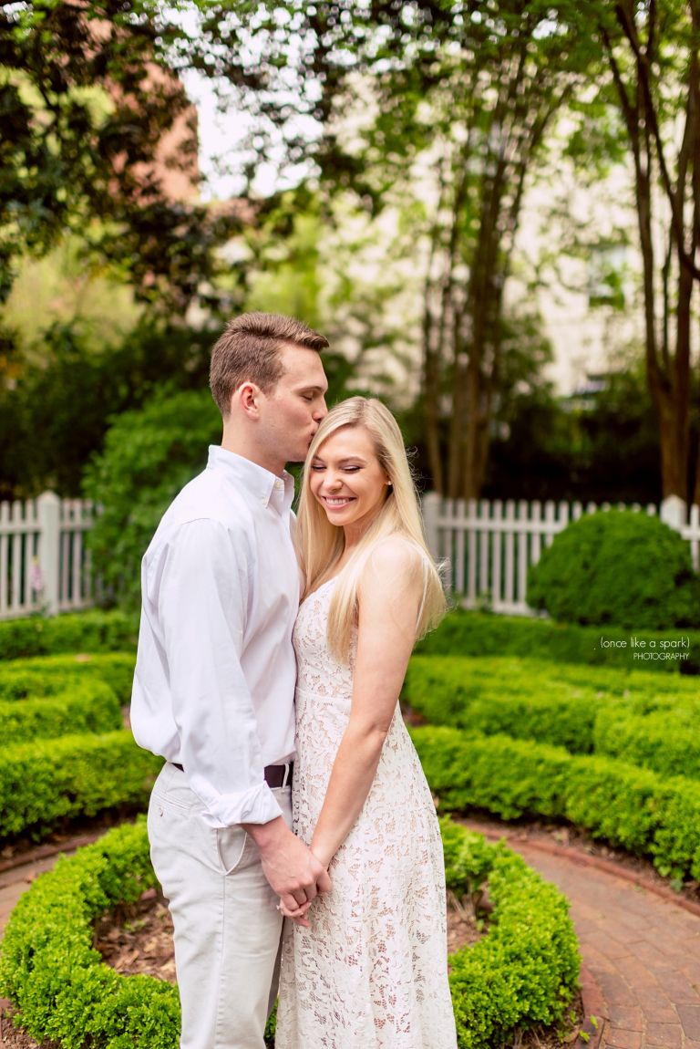 UGA Founders Garden Engagement Shoot - Athens, GA Wedding Photographer