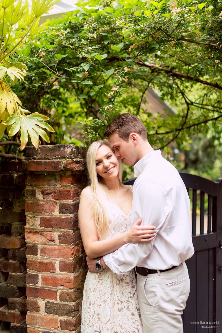 UGA Founders Garden Engagement Shoot - Athens, GA Wedding Photographer